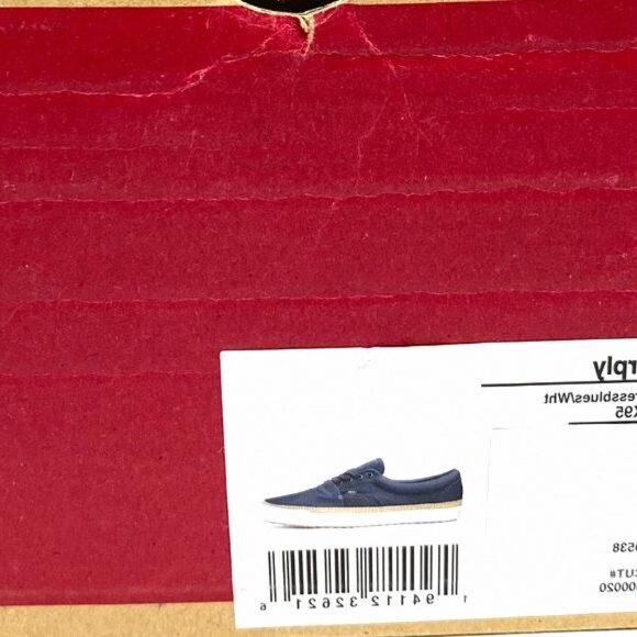 💖MEGA SALE💖VANS Slip Vamp Era Overply Women Blue VN0A4TZXX95 Genuine - Picture 10 of 11